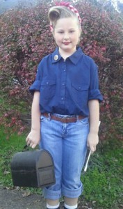 Rosie-Abigail, ready for work